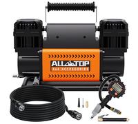 ALL-TOP Dual Cylinder Air Compressor with Digital Pressure Gauge Tire Inflator Kit, 12V Portable Inflator 12.35ft³/Min, Offroad Air Pump for Truck Tires, Heavy Duty Max 150 PSI for 4x4 Vehicle & RV