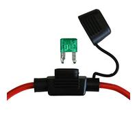 All Trade Direct 1 X Splashproof Inline 30Amp Rating small Blade Fuse Holder Atm Car Auto