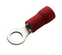 All Trade Direct 100 x Red 3.7mm Ring Insulated Wire Connector Electrical Crimp Terminal