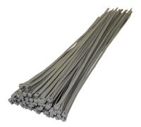 All Trade Direct 100 X Silver / Grey Cable Ties 370Mm X 4.8Mm Wheel Trims Hub Cap Plastic Trim