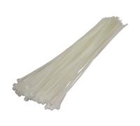 All Trade Direct 1000 X White Cable Ties 300Mm X 4.8Mm Zip Tie Wraps Bases All Sizes Stocked