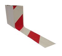 All Trade Direct 1X Hazard Warning Barrier Tape Red White Stripe 500M X 70Mm Cordon Area Boundary