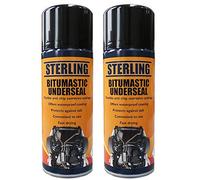 All Trade Direct 2 x 400ml 400g BITUMASTIC UNDERSEAL SPRAY UNDERBODY COATING PROTECTION