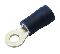 All Trade Direct 20 x Blue 3.2mm Ring Insulated Wire Connector Electrical Crimp Terminal