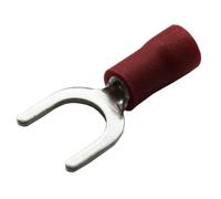 All Trade Direct 20 x Red 6.4mm Fork Insulated Wire Connector Electrical Crimp Terminal