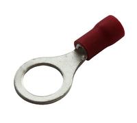 All Trade Direct 20 x Red 8.4mm Ring Insulated Wire Connector Electrical Crimp Terminal