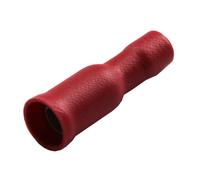 All Trade Direct 20 x Red Female Bullet Fully Insulated 4.0mm Electrical Crimp Terminals