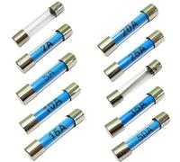 All Trade Direct 50 X Mixed Amp Glass Fuses 30Mm Car Auto Classic Fuse