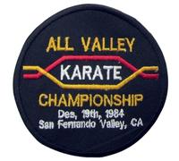 All Valley Karate Championships Cobra Karate Kid Cloth Badge Patch 3.5inch Badge