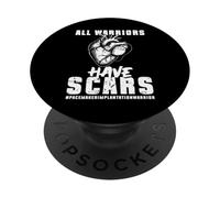 All Warriors Have Scars Heart Pacemaker Surgery PopSockets Adhesive PopGrip