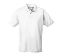 All We Do Is Kids Wicking Polo Shirt Arctic White 9-11
