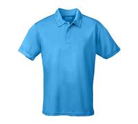 All We Do Is Kids Wicking Polo Shirt Sapphire Blue 7-8