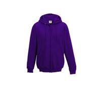 All We Do Is Mens Zipped Hoodie Purple S
