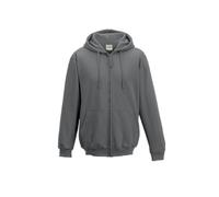 All We Do Is Mens Zipped Hoodie Steel Grey XL