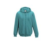 All we do is Zipped Hoodie hawaiian blue size 2XL