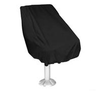 All Weather Boat Seat Cover, Waterproof 210D Oxford Fabric, Protects Against UV Rays and Harsh Elements (black)