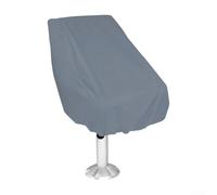 All Weather Boat Seat Cover, Waterproof 210D Oxford Fabric, Protects Against UV Rays and Harsh Elements (Gray)