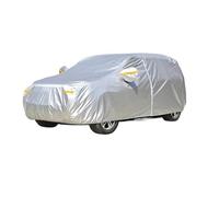 All Weather Car Cover Waterproof Car Covers Outdoor Sun Protection Cover For Reflector Dust Rain Snow Protective Suv Sedan Hatchback Full All Seasons(Silver color 3XL)