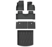 All-Weather Car Mats Carpet For BYD For Sealion 7 EV 2024 2025 Floor Mats Protection Car Foot Pads Left Hand Drive Cargo Liner Mat Car Mats Carpet Set(Black 3)