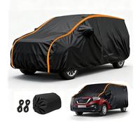 All Weather Car Van Cover for Citroen Jumpy Combi L1 Van L1H1 2006-2012, Waterproof Outdoor Spring Summer Full Exterior Protection Cover Windproof Rainproof UV, Black