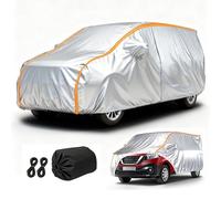 All Weather Car Van Cover for Citroen Jumpy Combi/Van XL 2016-2024, Waterproof Outdoor Spring Summer Full Exterior Protection Cover Windproof Rainproof UV, Silver