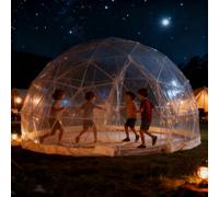 All-Weather Dome Tent for 4-8 Person | 360° Panoramic View | Quick Setup & Reinforced Frame | Waterproof Bubble Tent for Camping, Stargazing, Events