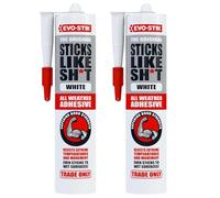 All Weather Grab Adhesive - 2 Pack (290ml Each) | High Strength Sealant for Construction & DIY | Bonds to Wood, Concrete, Plastic & Metal