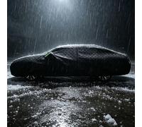 All-Weather Hail Guard Car Cover for Renault 4 E-Tec(2024-),Impact-Absorbing Layers with Elastic Hem and Tie-Down Straps, Suitable for Cars, Vans and Light Trucks