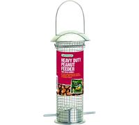 All Weather Heavy Duty Bird Peanut Feeder Gardman Silver One Size