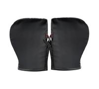 All-Weather Motorcycle Handlebar Muffs, Windproof Waterproof Thermal Gloves with Reflective Strips, Fit for Dirt Bike Scooter ATV in Winter Commuting & Trail Riding