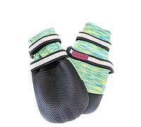 All Weather Neoprene Dog Shoes with Reflective Straps in 5 Sizes! (Turquoise, XXL)