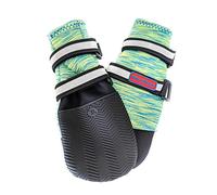 All Weather Neoprene Paw Protector Dog Boots with Reflective Straps in 5 Sizes! (Turquoise XL)