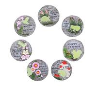 All-Weather Outdoor Patio Décor Pavers, Multicolored Landscaping Decorative Stone for Courtyard/Path(1 Pack)