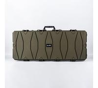 All-Weather Precision Hard Rifle Case Waterproof Ultra Protective Gun Case with Intensive Foam Gun Case Hunting Case Large or Extra Large or Double Rifle Case (Olive Green, Double Rifle Case)
