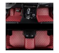 All Weather PU Car Floor Mats Car Floor Mats Auto All Weather Waterproof Accessorie For Cherokee For Liberty 1984-2001(Wine red)