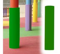 All Weather Round Column Pole Padding, Safety Pole Wrap Column Cover for Community/Playground, Professional Pole Anti-collision Protector Pad(Green,Dia-6.5"/16.5cm)