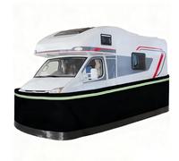 All-Weather RV Skirting for Winter - Heavy Duty Insulated Camper Skirt with Steel Mesh, Universal Fit for Travel Trailers, 5th Wheels, Motorhomes, Easy Install(H100cmxL34m/111ft)