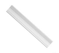 All Weather TPE Made Door Bottom Seal That Effectively Reduces Sound Transmission While Keeping Your Space Cozy and Quiet (S-White)