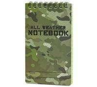 All Weather Waterproof Notepad - Hardcover Journal In 3x5 Inches | Tear Resistant Pages With Polyester Cover | For Students Work Escue