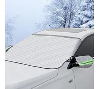 All-Weather Windscreen Cover for Ford Ranger 1983-2020 2021 2022 2023 2024 2025, Complete Winter Frost Protector for Ice & Snow and Reflective Sun Shade for Summer UV Rays