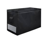 All Weathers Dustproof Cover for Freezer 14-16 Cubic Feet with Double Zippered and Ventilation for Moistures Control Waterproof Freezer Over