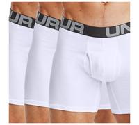 (ALL WHITE, EXTRA LARGE) Men Under Armour Bpxer Shorts