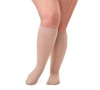 All Woman Alber's Microfibre Extra Wide Knee-highs/Pop Socks 40 Denier PACK OF 15 (Beige)