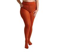 All Woman Plus Size 90 Denier Microfibre Tights in 7 Colours SINGLE PAIR (UK, Numeric, 24, 32, Regular, Regular, Burnt Orange)