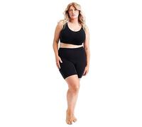 All Woman Plus Size Anti Chafing Short Leg Knickers Guaranteed No Riding Up (Black UK30/36+) PACK OF 3