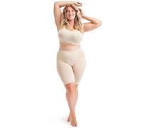 All Woman Plus Size Long Leg Anti Chafing Knickers (Single Pair) (12-16, Beige)