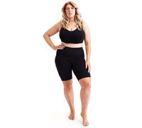 All Woman Plus Size Long Leg Anti Chafing Knickers (Single Pair) (24-28, Black)