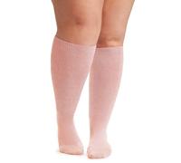All Woman Plus Size SuperWide Winter Cotton Socks 3 PACK SAVER (UK, Numeric, 7, 9, Regular, Regular, Pink)
