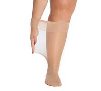 All Woman Wide Fit Knee Highs 20 Denier (Single Pair) (4-7, Beige)