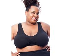 All Woman Womens Plus Size Pull-On Comfort Bra, UK 38B - 56E | Soft Cup, Seamless, Wire Free, No Clasp, Wide Strap, High Back, Breathable Fabric, Classic Style